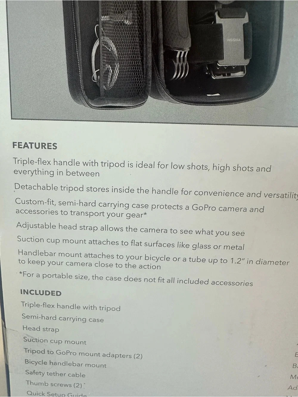Insignia Everyday Adventures Accessory Kit for GoPro - Black